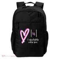Math I Absolutely Value You Valentine's Day Math Teacher Backpack thumb 0