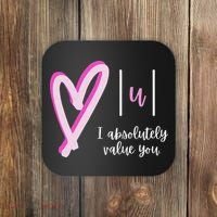Math I Absolutely Value You Valentine's Day Math Teacher Coaster thumb 0