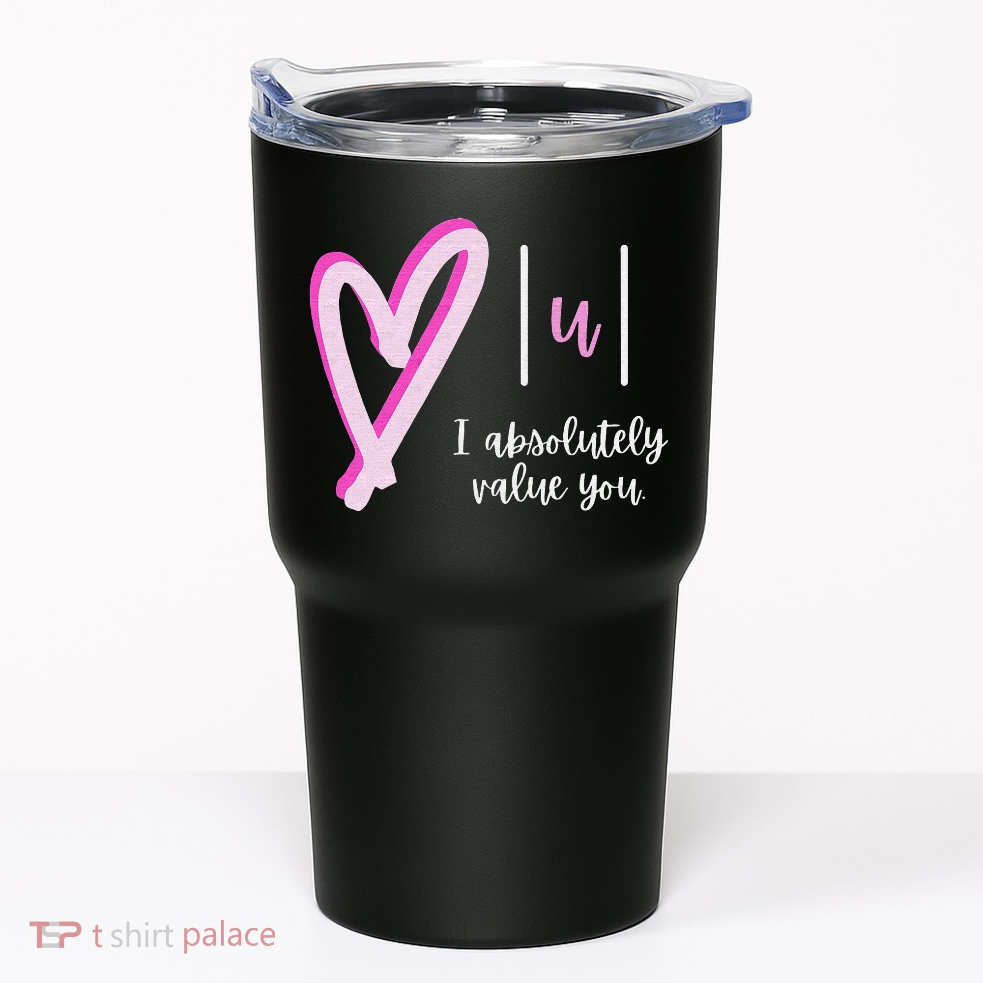 Math I Absolutely Value You Valentine's Day Math Teacher Tumbler