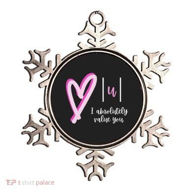 Math I Absolutely Value You Valentine's Day Math Teacher Ornament