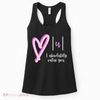 Math I Absolutely Value You Valentine's Day Math Teacher Women's Tank Top thumb 0