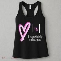 Math I Absolutely Value You Valentine's Day Math Teacher Women's Tank Top thumb 3