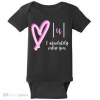 Math I Absolutely Value You Valentine's Day Math Teacher Baby Bodysuit thumb 0