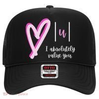 Math I Absolutely Value You Valentine's Day Math Teacher Hat thumb 0