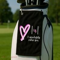 Math I Absolutely Value You Valentine's Day Math Teacher Golf Towel thumb 2