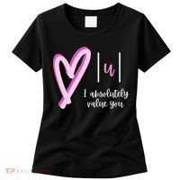 Math I Absolutely Value You Valentine's Day Math Teacher Women's T-Shirt thumb 0
