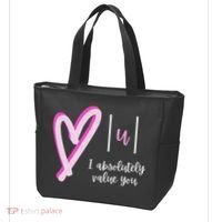Math I Absolutely Value You Valentine's Day Math Teacher Tote Bag thumb 3