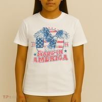 Made In America Usa Flag Eagle 4th Of July Patriotic Freedom T-Shirt thumb 4
