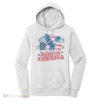 Made In America Usa Flag Eagle 4th Of July Patriotic Freedom Women's Hoodie thumb 0