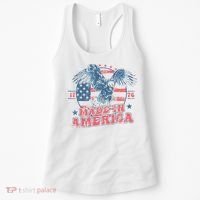 Made In America Usa Flag Eagle 4th Of July Patriotic Freedom Women's Tank Top thumb 0