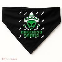 Martian Illegal Alien Mexican Area51 Funny Halloween Gift USA-Made Doggie Bandana thumb 0