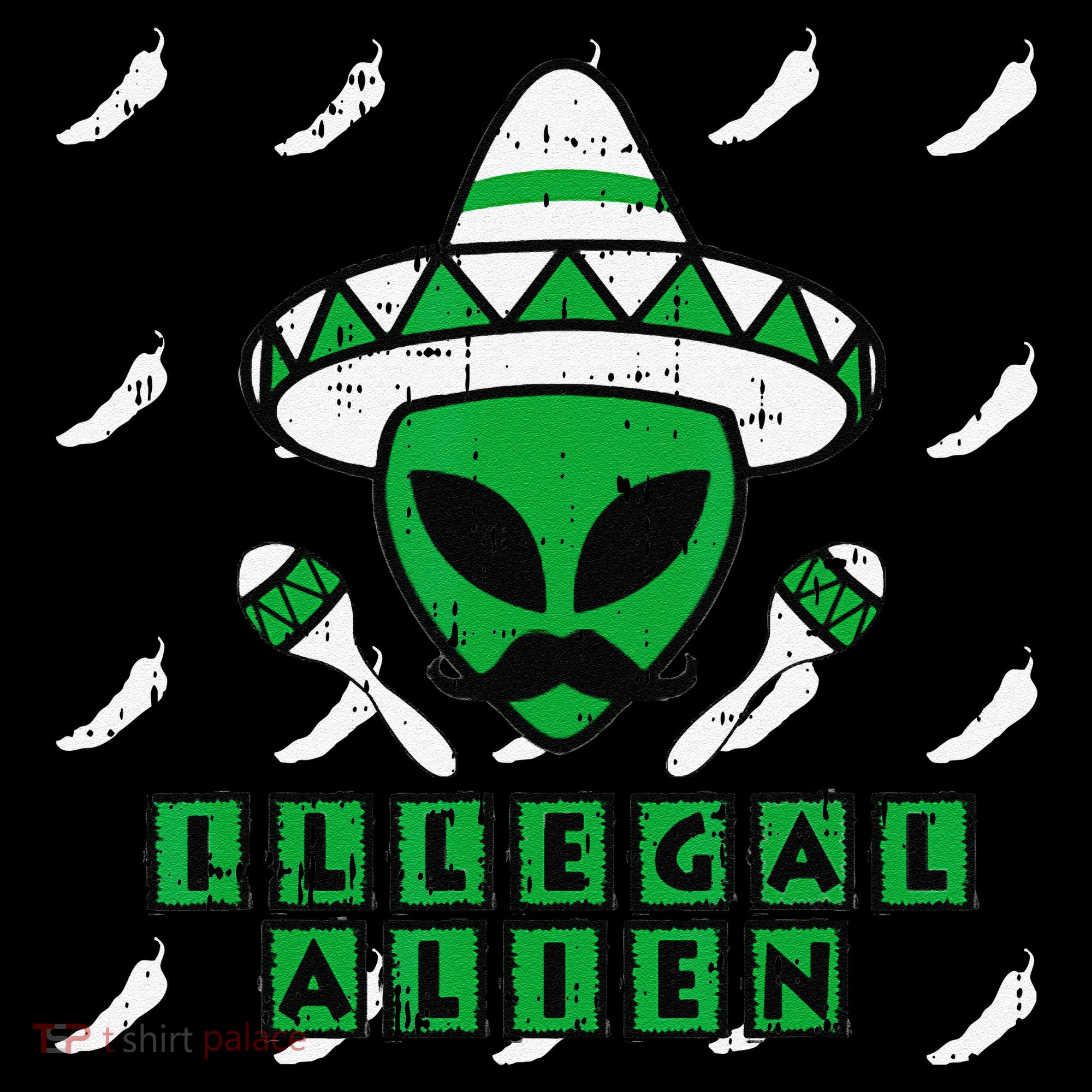 Martian Illegal Alien Mexican Area51 Funny Halloween Gift Coffee Mug
