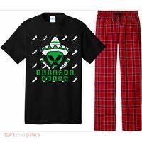 Martian Illegal Alien Mexican Area51 Funny Halloween Gift Pajama Set thumb 0