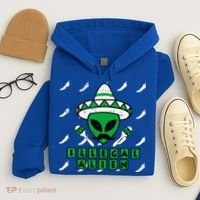 Martian Illegal Alien Mexican Area51 Funny Halloween Gift Hoodie thumb 4