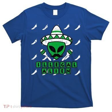 Martian Illegal Alien Mexican Area51 Funny Halloween Gift T-Shirt