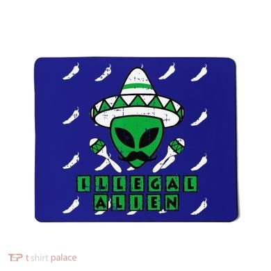 Martian Illegal Alien Mexican Area51 Funny Halloween Gift Mousepad