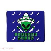 Martian Illegal Alien Mexican Area51 Funny Halloween Gift Mousepad thumb 0