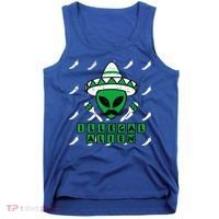 Martian Illegal Alien Mexican Area51 Funny Halloween Gift Tank Top thumb 0