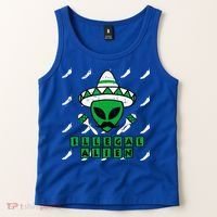 Martian Illegal Alien Mexican Area51 Funny Halloween Gift Tank Top thumb 2
