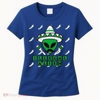 Martian Illegal Alien Mexican Area51 Funny Halloween Gift Women's T-Shirt thumb 0