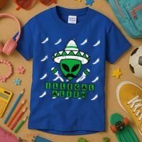 Martian Illegal Alien Mexican Area51 Funny Halloween Gift Kids T-Shirt thumb 3