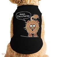 Moo IM A Horse Doggie Tank thumb 0