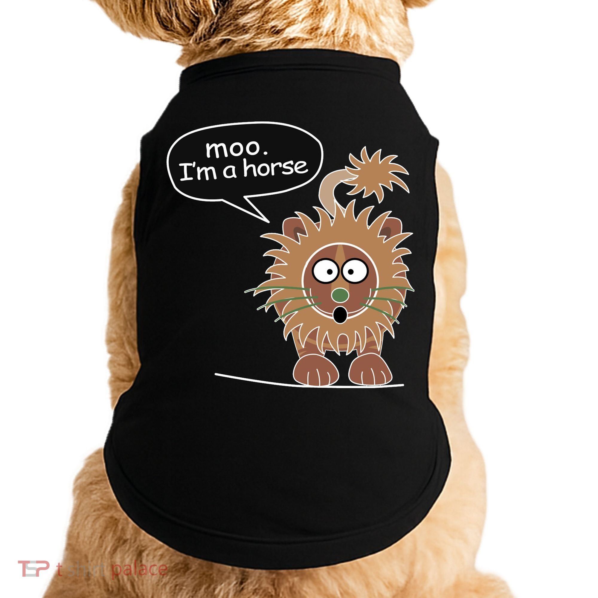 Moo IM A Horse Doggie Tank