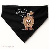 Moo IM A Horse USA-Made Doggie Bandana thumb 0