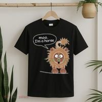 Moo IM A Horse T-Shirt thumb 2