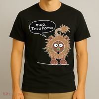 Moo IM A Horse T-Shirt thumb 3
