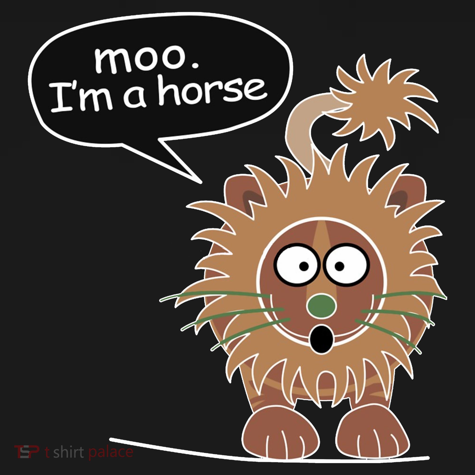 Moo IM A Horse Backpack
