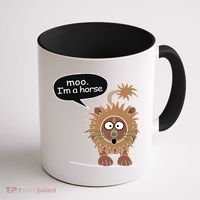 Moo IM A Horse Coffee Mug thumb 1
