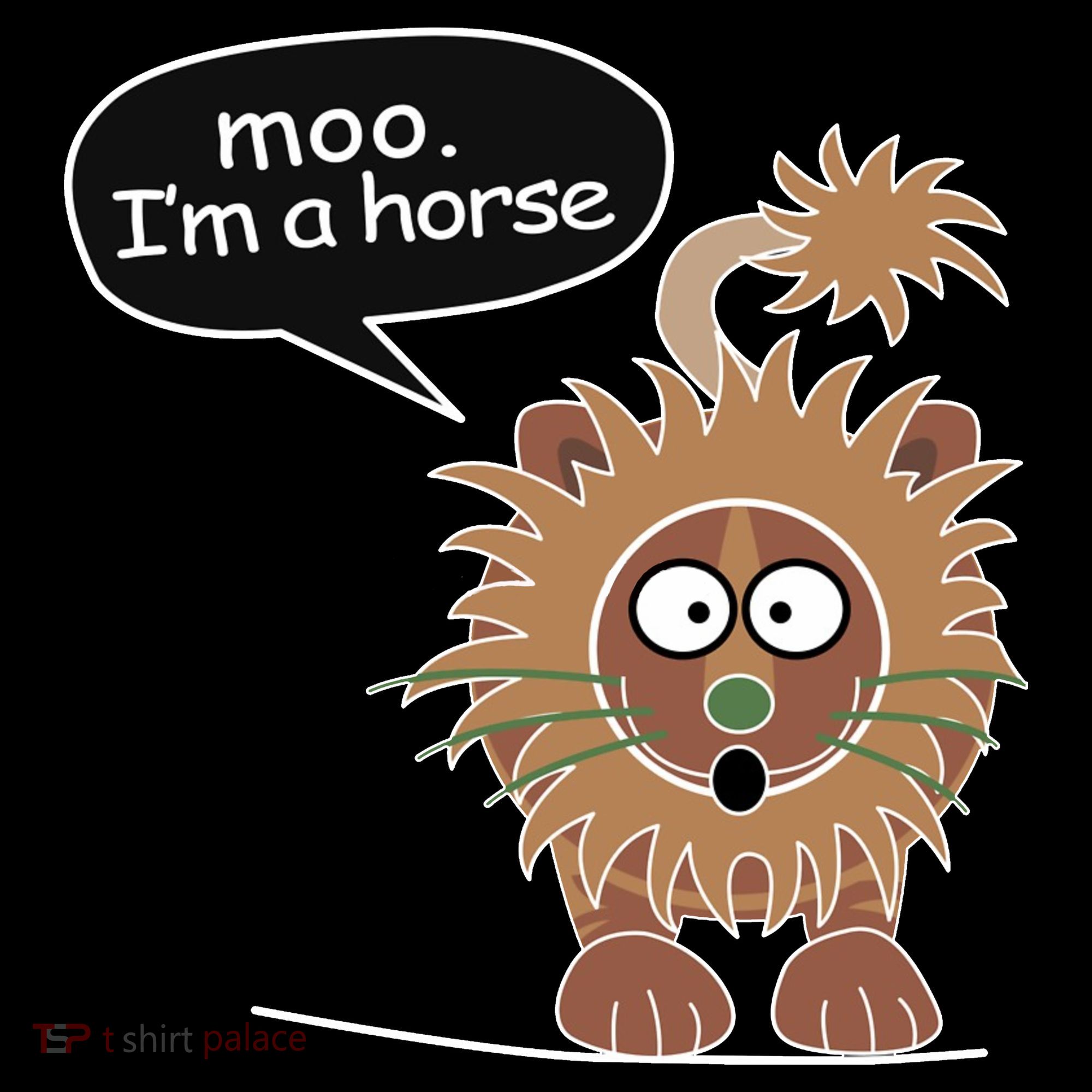 Moo IM A Horse Coaster