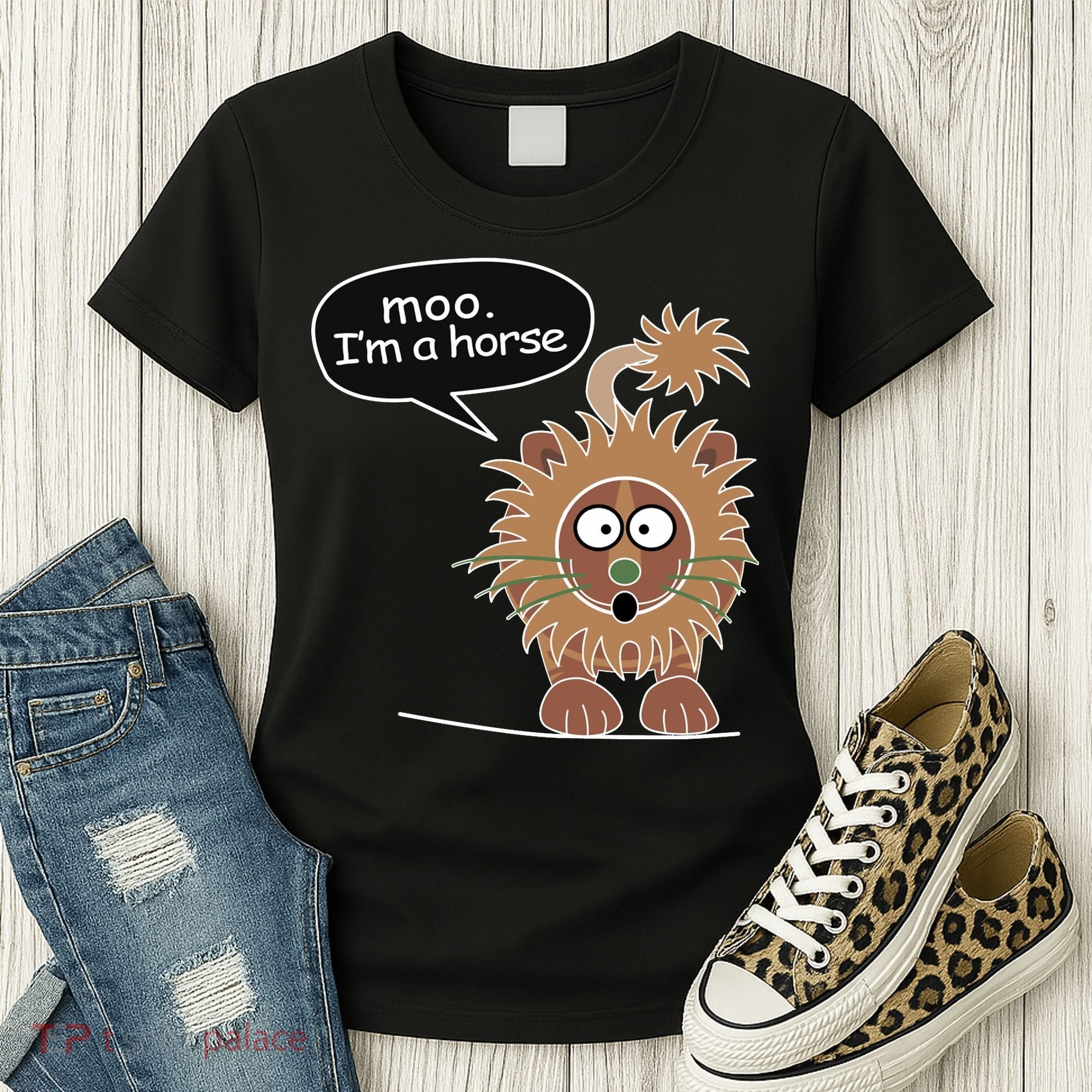 Moo IM A Horse Women's T-Shirt
