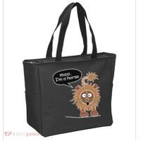 Moo IM A Horse Tote Bag thumb 2