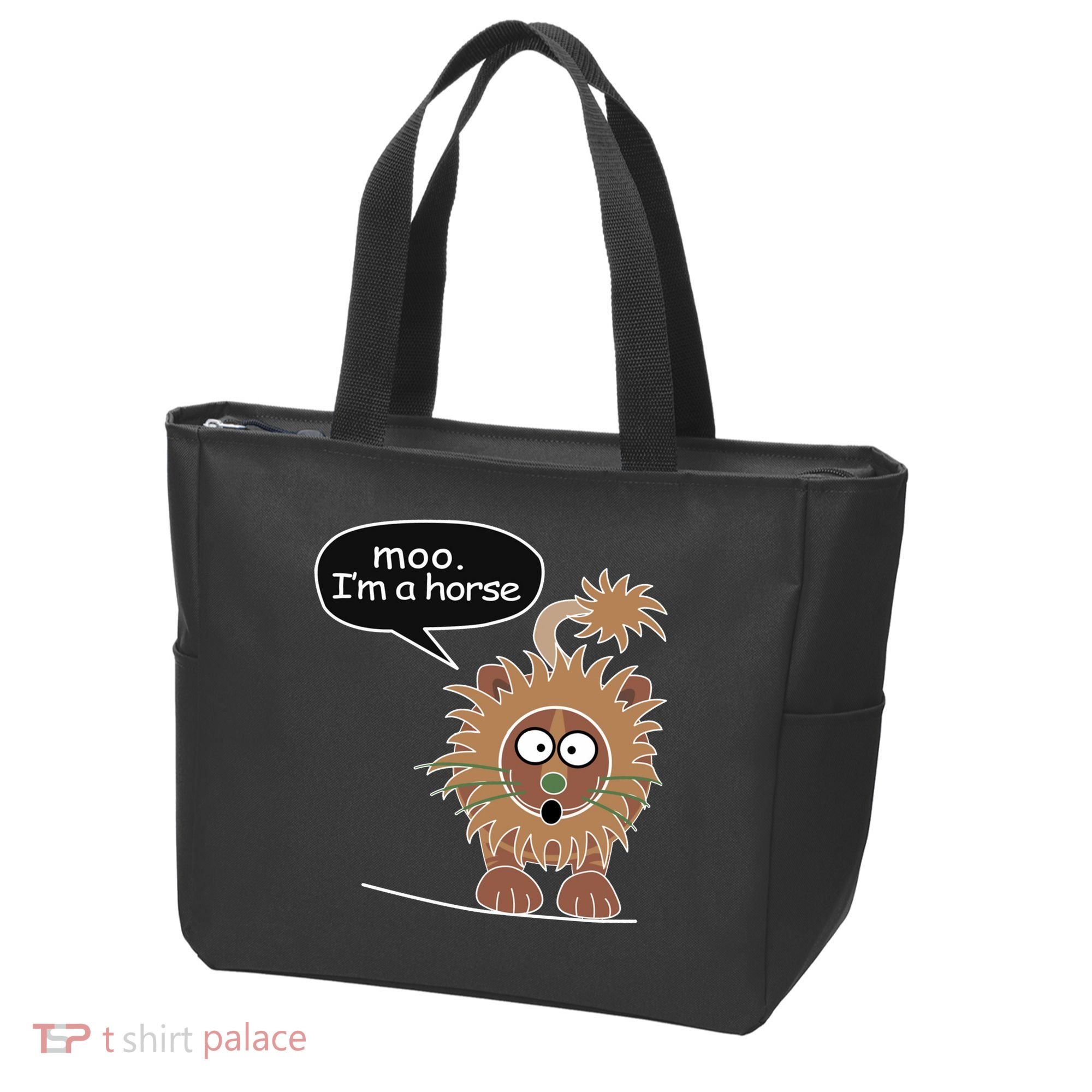Moo IM A Horse Tote Bag