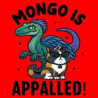 Mongo Is Appalled Santa Hat thumb 1