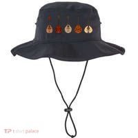 Mandolins In A Row Music Instrument Set Bucket Hat thumb 0
