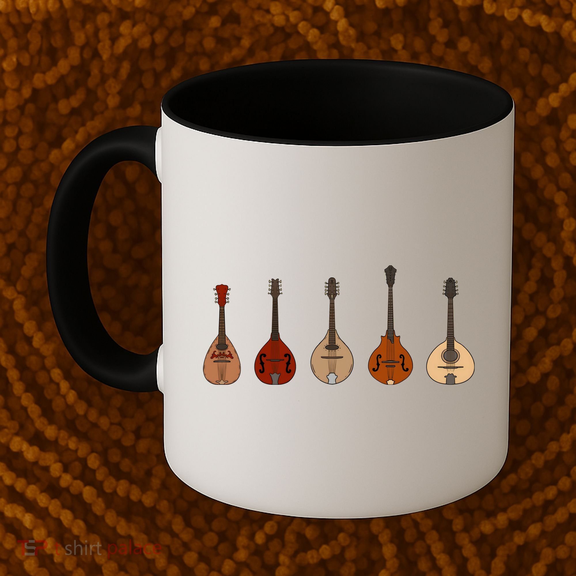 Mandolins In A Row Music Instrument Set Coffee Mug