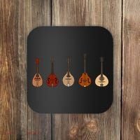 Mandolins In A Row Music Instrument Set Coaster thumb 0