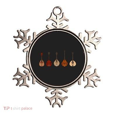 Mandolins In A Row Music Instrument Set Ornament