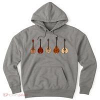 Mandolins In A Row Music Instrument Set Hoodie thumb 0