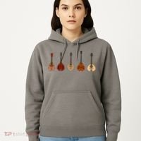 Mandolins In A Row Music Instrument Set Hoodie thumb 5