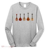 Mandolins In A Row Music Instrument Set Long Sleeve Shirt thumb 0
