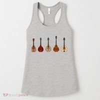 Mandolins In A Row Music Instrument Set Women's Tank Top thumb 0