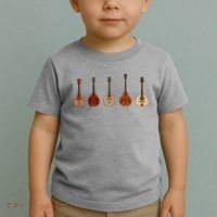 Mandolins In A Row Music Instrument Set Toddler T-Shirt thumb 2