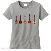 Mandolins In A Row Music Instrument Set Women's T-Shirt thumb 0