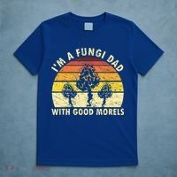 Mens I'm A Fungi Dad Funny Mushroom Foraging Shirt Retro Vintage T-Shirt thumb 5