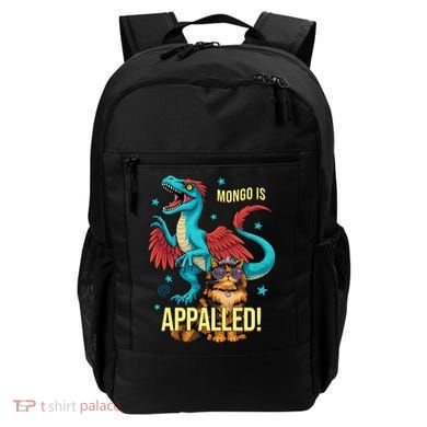 Mongo Is Appalled Princess Cat Riding Dinosaur Backpack