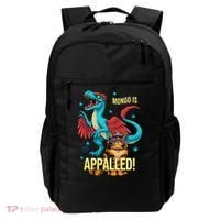 Mongo Is Appalled Princess Cat Riding Dinosaur Backpack thumb 0